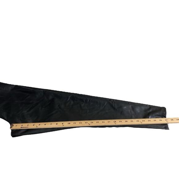 Express Legging High Rise Faux Leather Black Leggings Pants‎ Women’s Size Medium - Picture 7 of 10